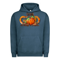 Pigment Midnight Navy With God All Thing Are Possible Urban Hoodie - RanaPortraitStore