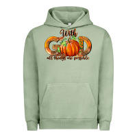 With God All Thing Are Possible Urban Hoodie | Teevron