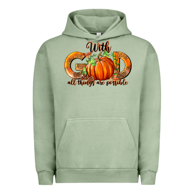 With God All Thing Are Possible Urban Hoodie by RanaPortraitStore | Teevron