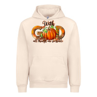 Sandshell With God All Thing Are Possible Urban Hoodie - RanaPortraitStore