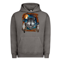 Pigment Tornado Wolf And Feathers Urban Hoodie - RanaPortraitStore