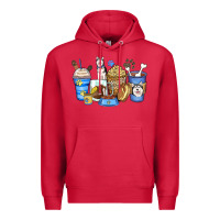 Cardinal siberian husky coffee cups Premium Hoodie - Zillion Design Studio
