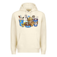 Sandshell siberian husky coffee cups Premium Hoodie - Zillion Design Studio