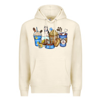 Tofu siberian husky coffee cups Premium Hoodie - Zillion Design Studio