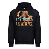 Foreset Green feathered indians Urban Hoodie - texasbilliewilder