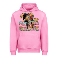 Fuchsia Pink feathered indians Urban Hoodie - texasbilliewilder