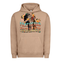 Pigment Burro feathered indians Urban Hoodie - texasbilliewilder
