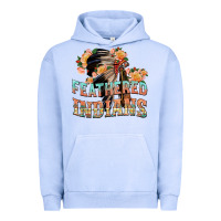 Pigment Grape Ice feathered indians Urban Hoodie - texasbilliewilder