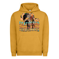Pigment Peanut Butter feathered indians Urban Hoodie - texasbilliewilder