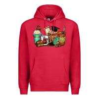 Cardinal lawyer coffee cups Premium Hoodie - Zillion Design Studio