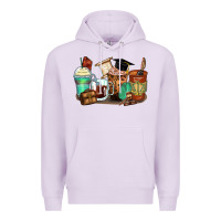 Lilac lawyer coffee cups Premium Hoodie - Zillion Design Studio