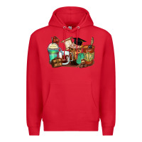 Red lawyer coffee cups Premium Hoodie - Zillion Design Studio