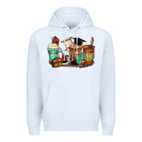 White lawyer coffee cups Premium Hoodie - Zillion Design Studio