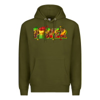 Army Green power juneteenth Premium Hoodie - texasbilliewilder