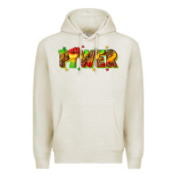 Oatmeal Heather power juneteenth Premium Hoodie - texasbilliewilder