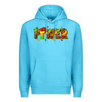 Ocean Blue power juneteenth Premium Hoodie - texasbilliewilder