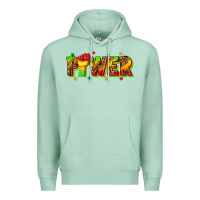Seafoam power juneteenth Premium Hoodie - texasbilliewilder