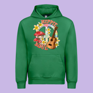 Hippie Soul With Peace Urban Hoodie Designed By Texasbilliewilder