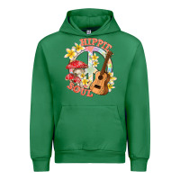 Emerald hippie soul with peace Urban Hoodie - texasbilliewilder