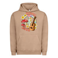 Pigment Burro hippie soul with peace Urban Hoodie - texasbilliewilder