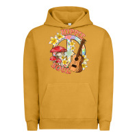 Pigment Peanut Butter hippie soul with peace Urban Hoodie - texasbilliewilder