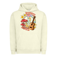 Pigment Pistachio hippie soul with peace Urban Hoodie - texasbilliewilder