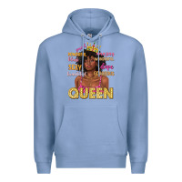 Colony Blue queen afro woman Premium Hoodie - texasbilliewilder