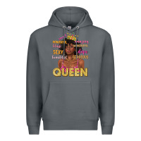 Rock queen afro woman Premium Hoodie - texasbilliewilder