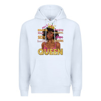White queen afro woman Premium Hoodie - texasbilliewilder