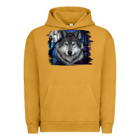 Pigment Peanut Butter Wolf And Full Moon Urban Hoodie - RanaPortraitStore