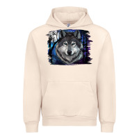 Sandshell Wolf And Full Moon Urban Hoodie - RanaPortraitStore