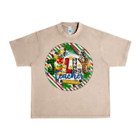 French Oak Christmas Jolly Teacher Urban Heavy Tee - Artiststas