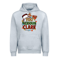 Heather Grey you serious clark Urban Hoodie - Zillion Design Studio