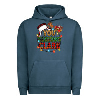 Pigment Midnight Navy you serious clark Urban Hoodie - Zillion Design Studio