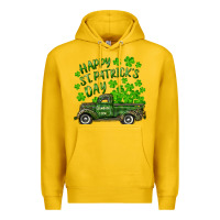 Lemon Happy st. patrick's day shamrock farm truck Premium Hoodie - RanaPortraitStore