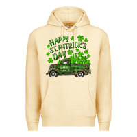 Pina Colada Happy st. patrick's day shamrock farm truck Premium Hoodie - RanaPortraitStore
