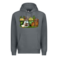 Rock hunter coffee cups Premium Hoodie - Zillion Design Studio