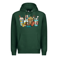 Sports Green english bulldog coffee cups Premium Hoodie - Zillion Design Studio