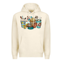 Tofu english bulldog coffee cups Premium Hoodie - Zillion Design Studio