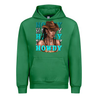 Emerald howdy howdy black girl Urban Hoodie - texasbilliewilder