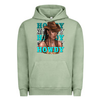 Pigment Oil Green howdy howdy black girl Urban Hoodie - texasbilliewilder