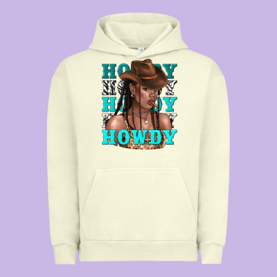 Urban Hoodie howdy howdy black girl