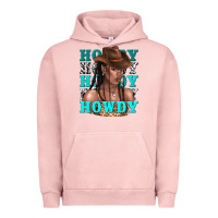 Pigment Salmon howdy howdy black girl Urban Hoodie - texasbilliewilder