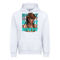White howdy howdy black girl Urban Hoodie - texasbilliewilder