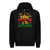 Black queen of the kitchen Premium Hoodie - texasbilliewilder