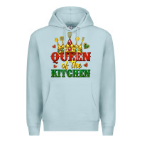 Blue Mist queen of the kitchen Premium Hoodie - texasbilliewilder