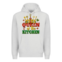 Dove Grey queen of the kitchen Premium Hoodie - texasbilliewilder