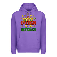 Purple queen of the kitchen Premium Hoodie - texasbilliewilder