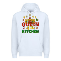 White queen of the kitchen Premium Hoodie - texasbilliewilder