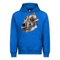 Cobalt Wolf skull Urban Hoodie - RanaPortraitStore